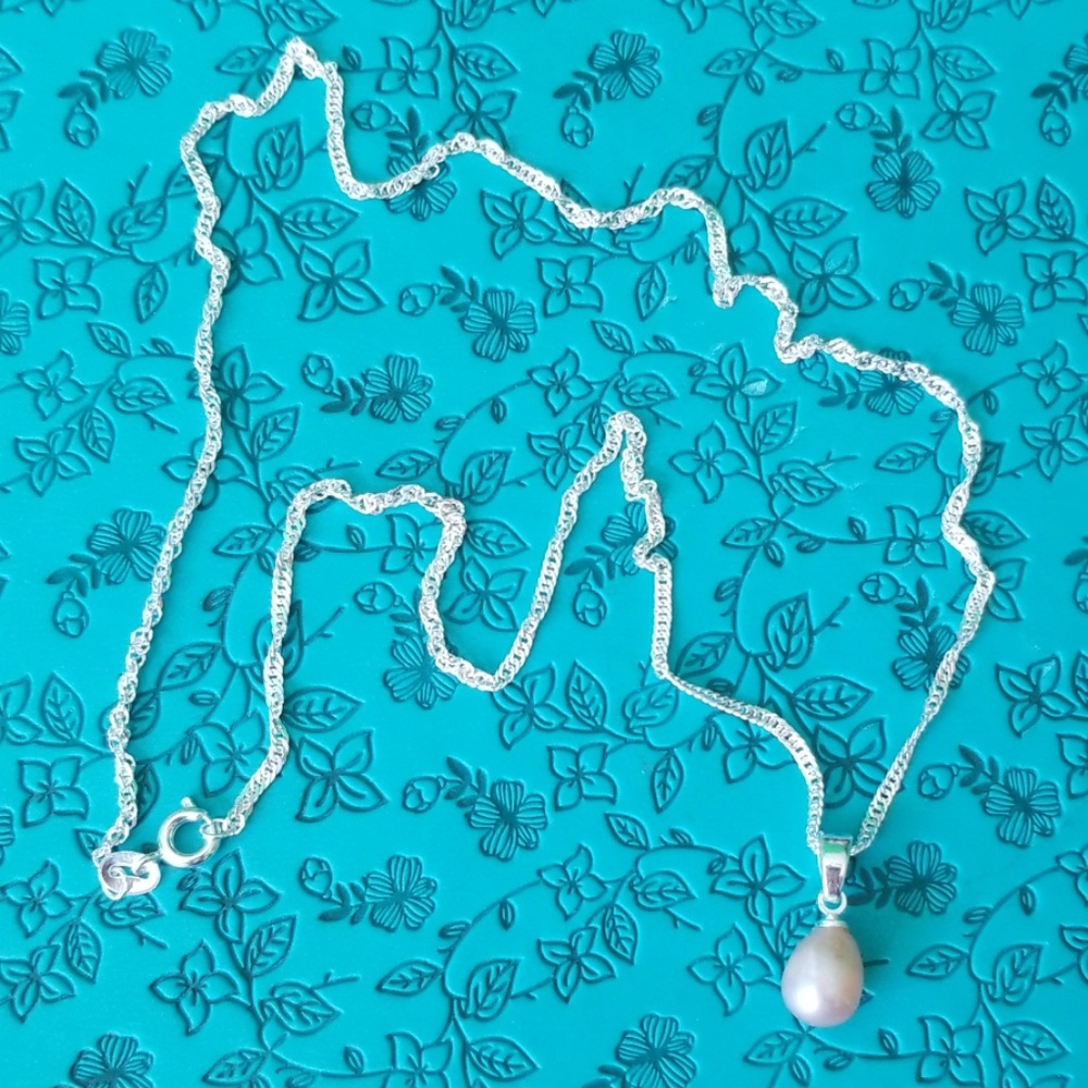 FRESHWATER SINGLE PEARL Necklace Handmade